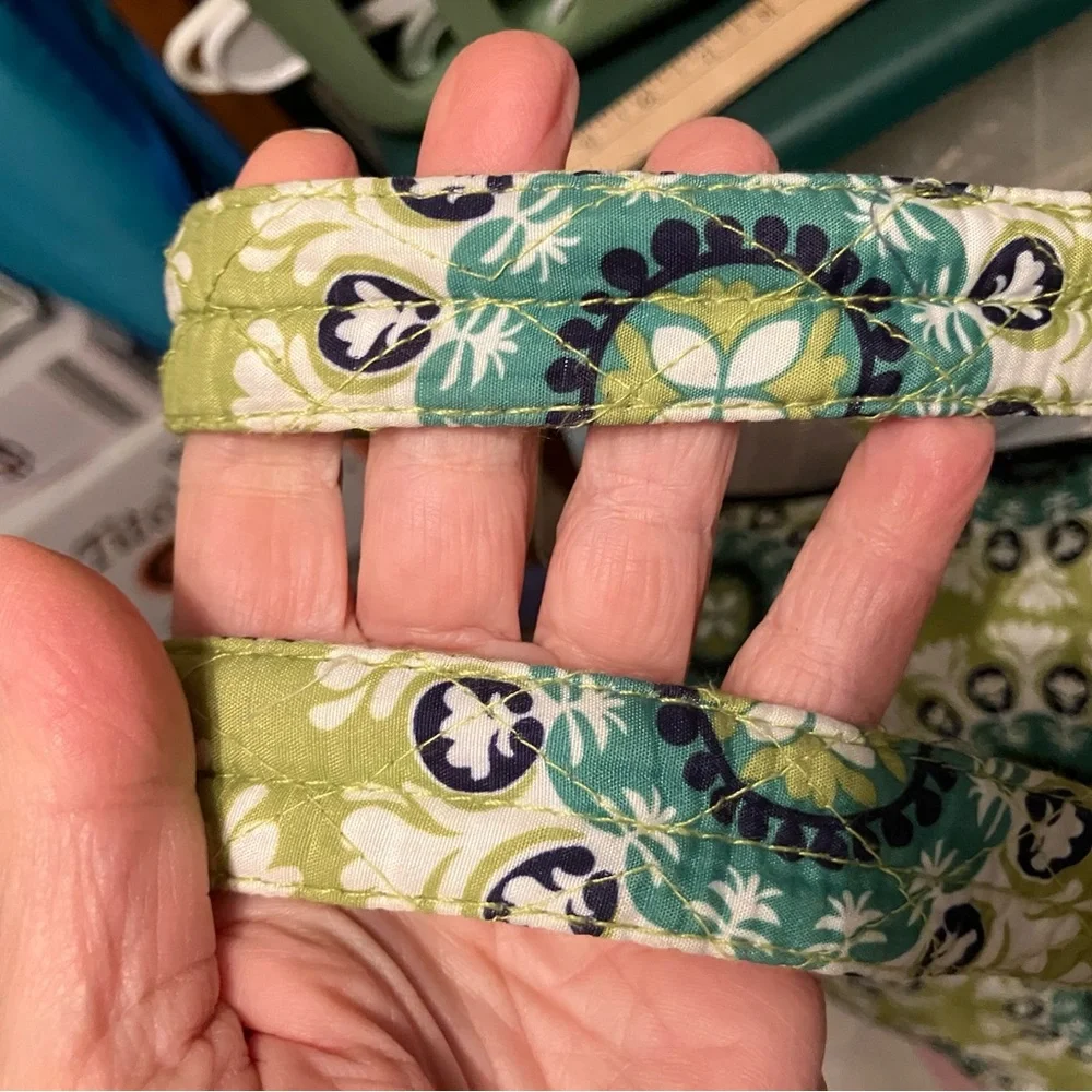 Vibrant Green Patterned‎ Tote by Vera Bradley